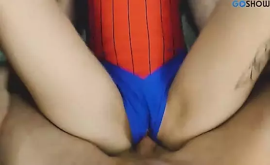 Superwoman Pleasures with Oral and Thrust